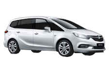 Van Hire Kettering - Vauxhall Zafira 5 + 2 - Minibus hire Kettering